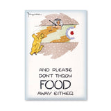 MAGNET (Pack of 10): 'And Please Don't Throw Food Away Either!' - RAF. ML0121