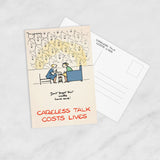 POSTCARD (Pack of 10): 'Don't Forget that Walls Have Ears!' ML0002