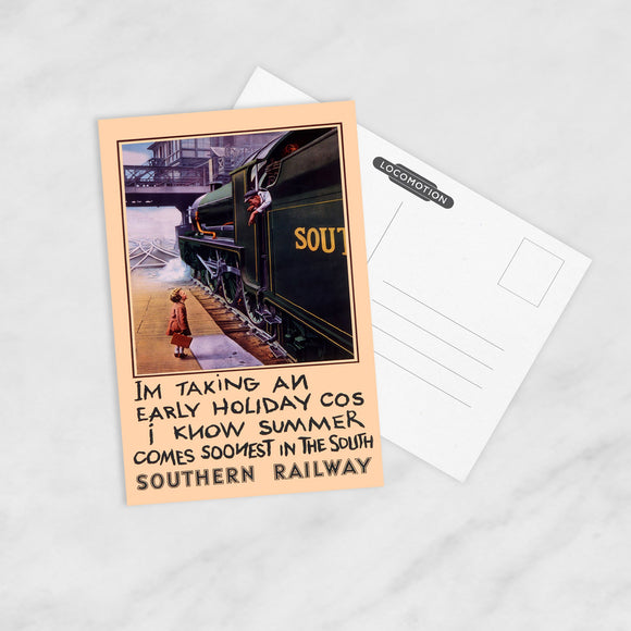 POSTCARD (Pack of 10): Summer Comes Soonest In The South. ML0058