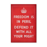 MAGNET (Pack of 10): Freedom Is In Peril. ML0120