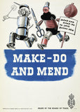 POSTCARD (Pack of 10): Make Do And Mend. GLMY234