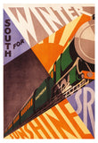 POSTCARD (Pack of 10): South For Winter Sunshine. ML0061