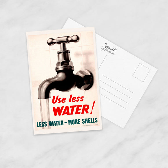 POSTCARD (Pack of 10): Use Less WATER! ML0097