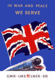POSTER (Pack of 10): In War And Peace We Serve. ML0084