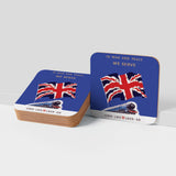 COASTER (Pack of 10): In War And Peace We Serve. ML0076
