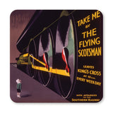 COASTER (Pack of 10): Take Me By The Flying Scotsman. ML0078
