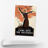MAGNET (Pack of 10): Come Into The Factories. ML0154