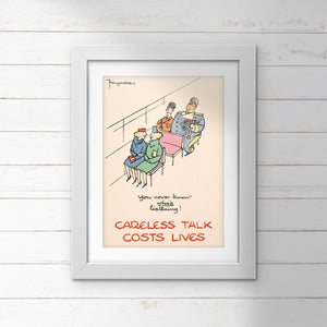 POSTER (Pack of 10): 'You Never Know Who's Listening!'. ML0027