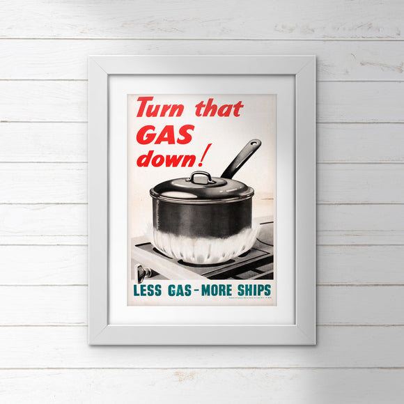 POSTER (Pack of 10): Turn That GAS Down! ML0137