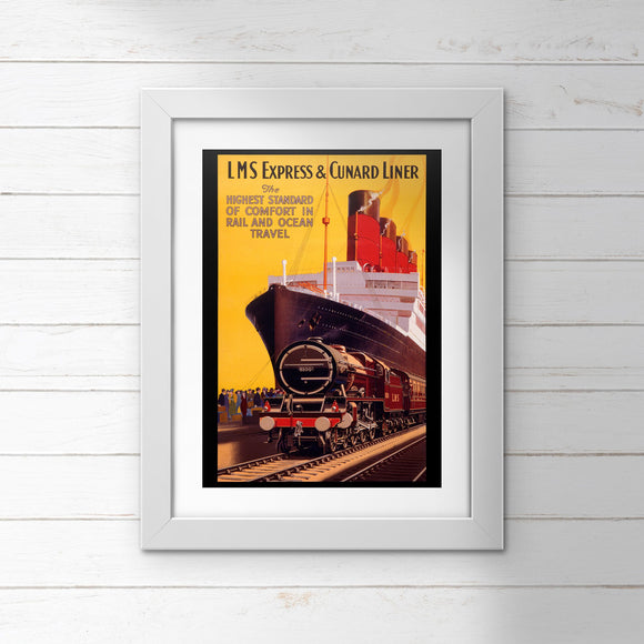 POSTER (Pack of 10): Express & Cunard Liner. ML0081