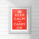 POSTER (Pack of 10): Keep Calm And Carry On - Red. ML0130